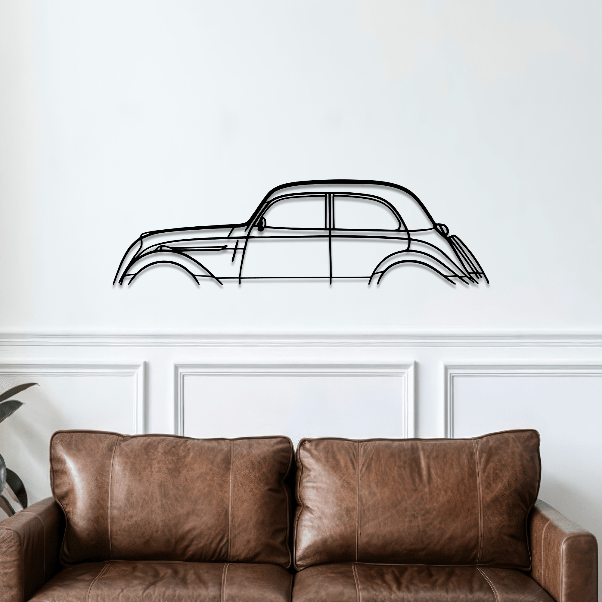 1949 202 Metal Wall Art – Peugeot Silhouette Steel Decor - CikosWallArt
