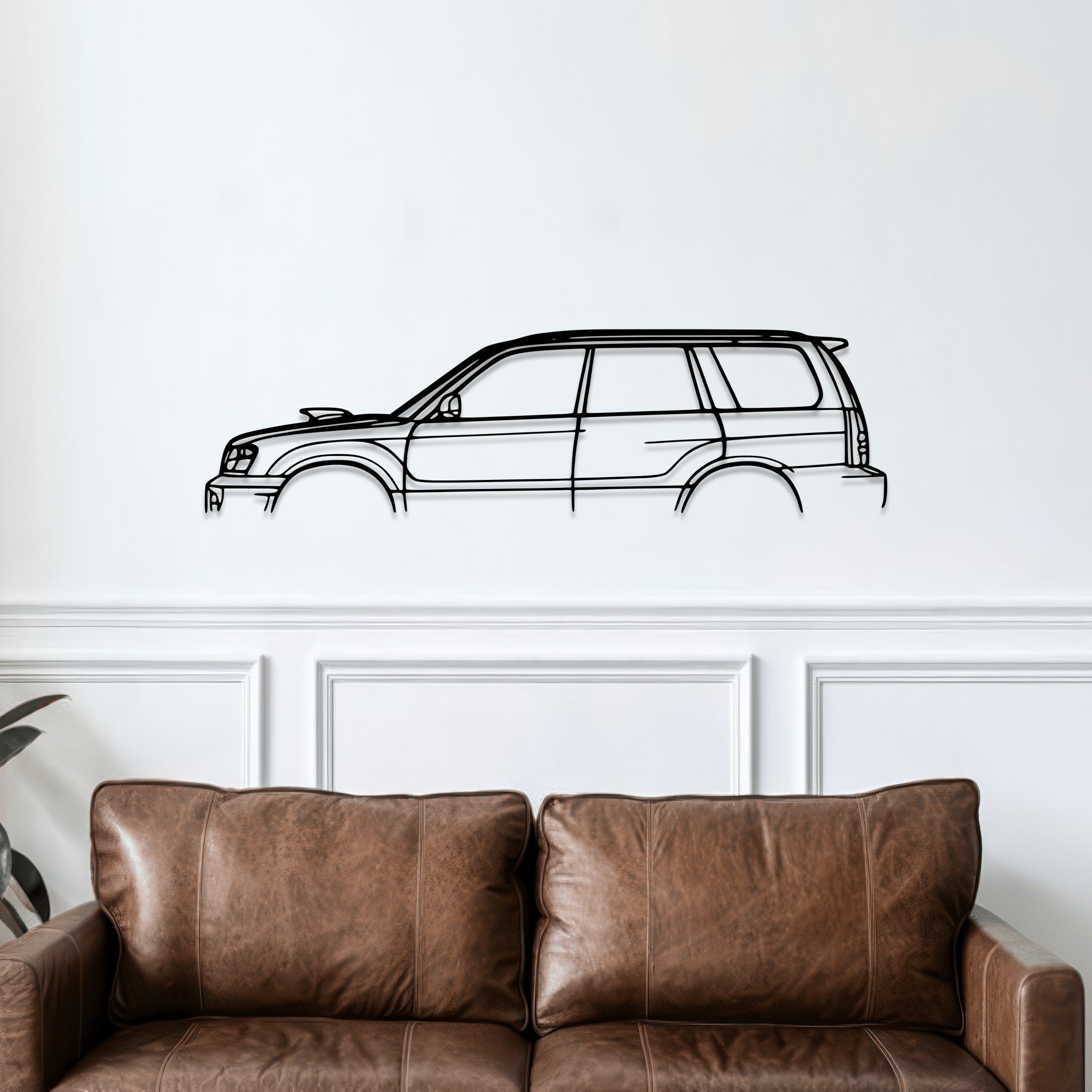 2004 Forester XT Metal Wall Art – Subaru Silhouette Steel Decor - CikosWallArt