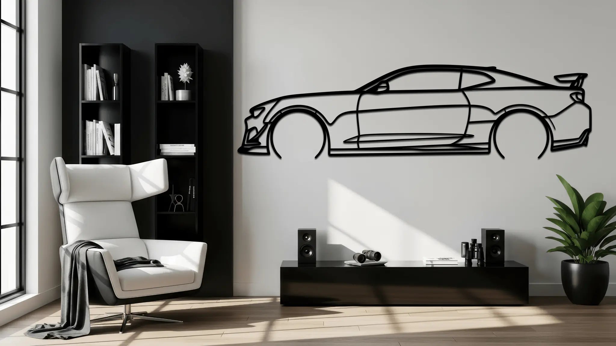 2012 Camaro ZL1 Silhouette Metal Wall Art - CikosWallArt