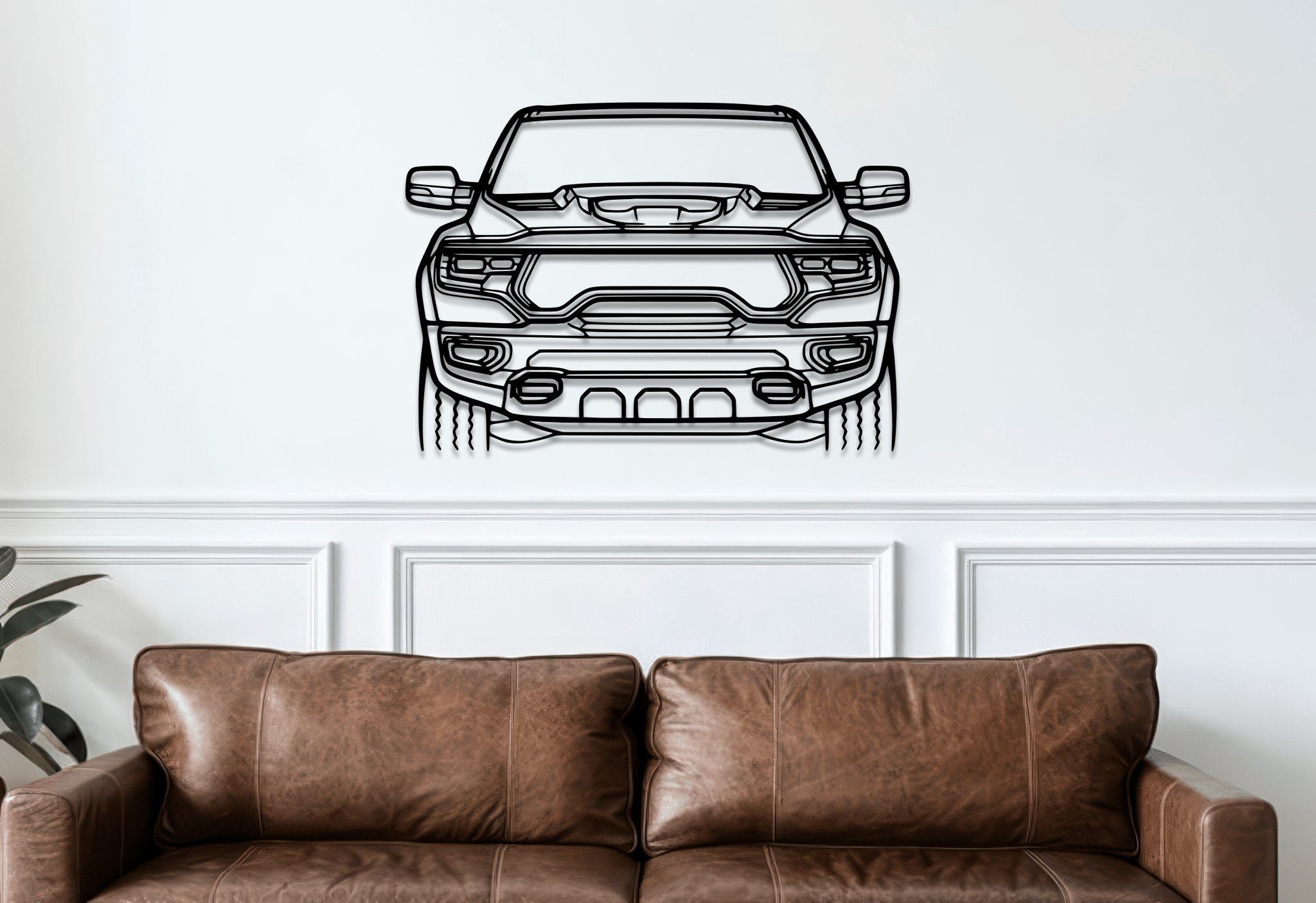2021 Ram TRX Metal Wall Art – Ford Silhouette Steel Decor - CikosWallArt