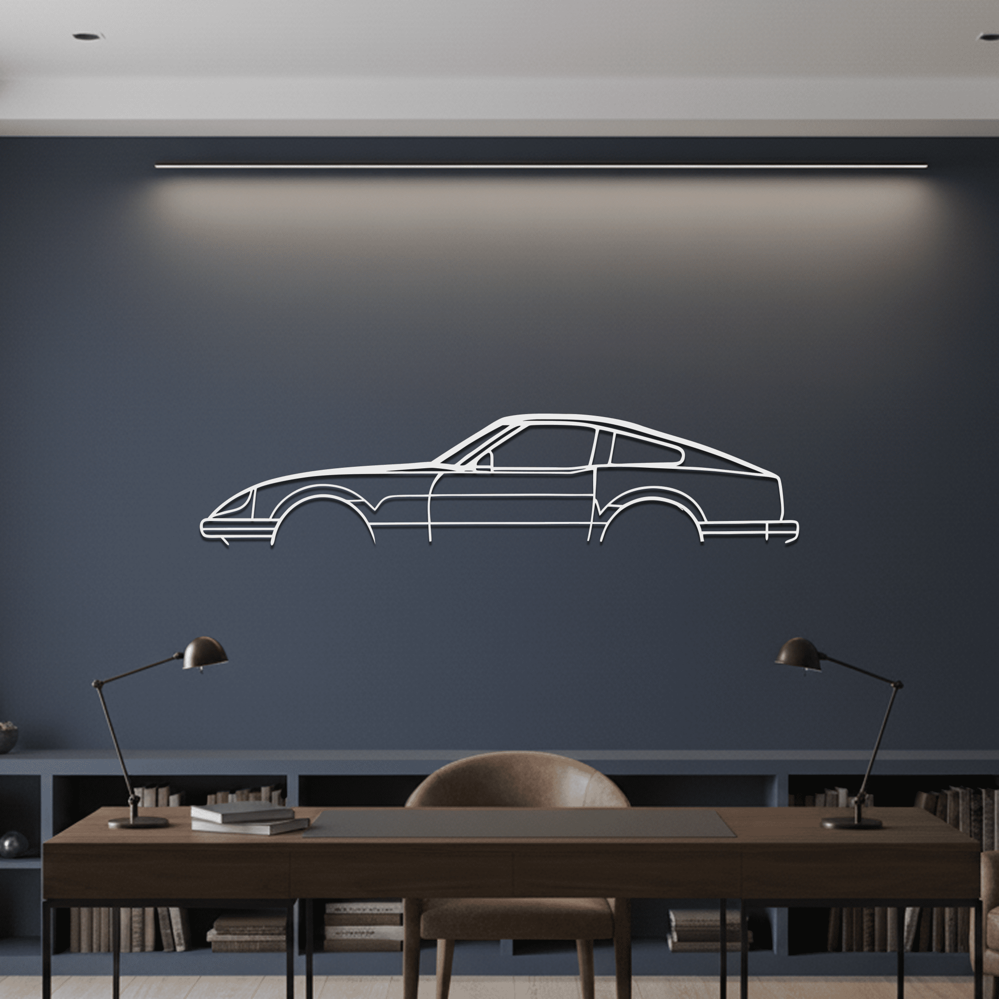 280 ZX Silhouette Metal Wall Art - CikosWallArt