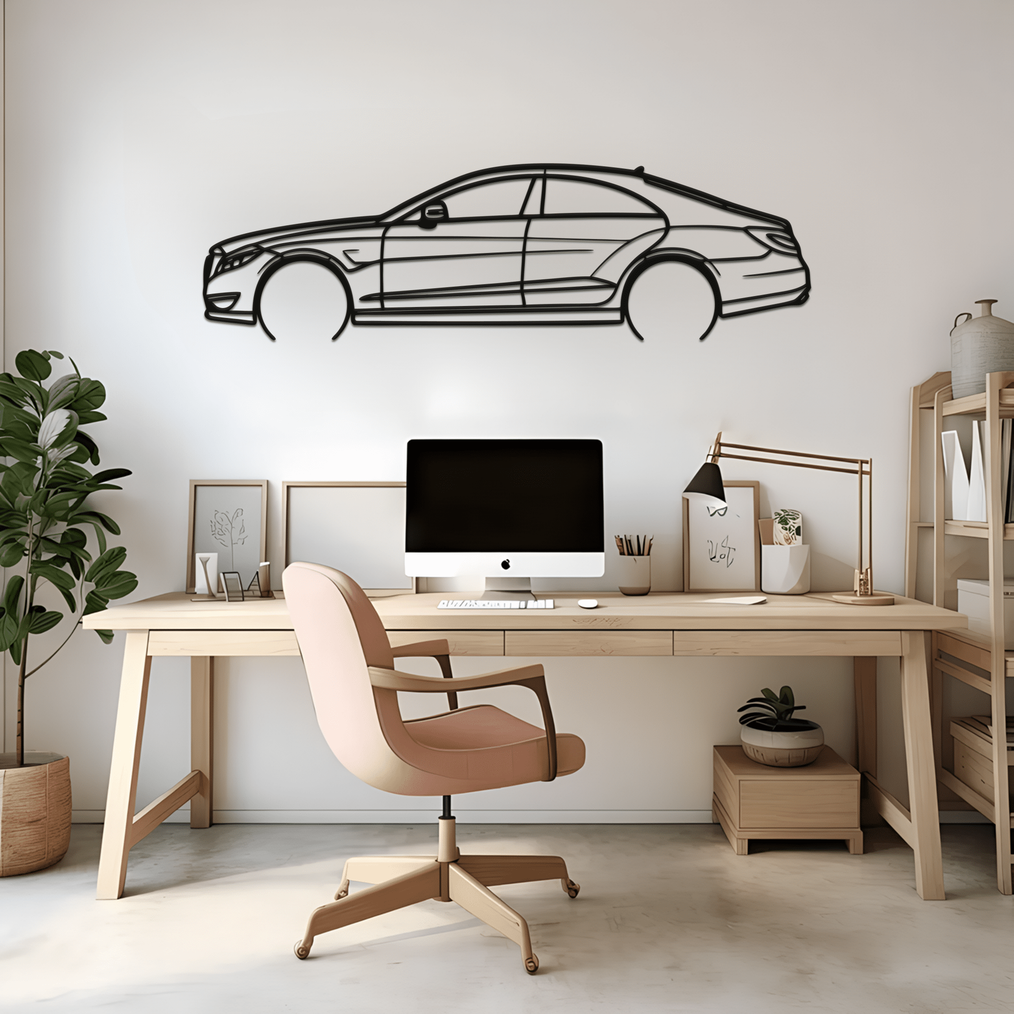 CLS63 AMG S Silhouette Metal Wall Art - CikosWallArt