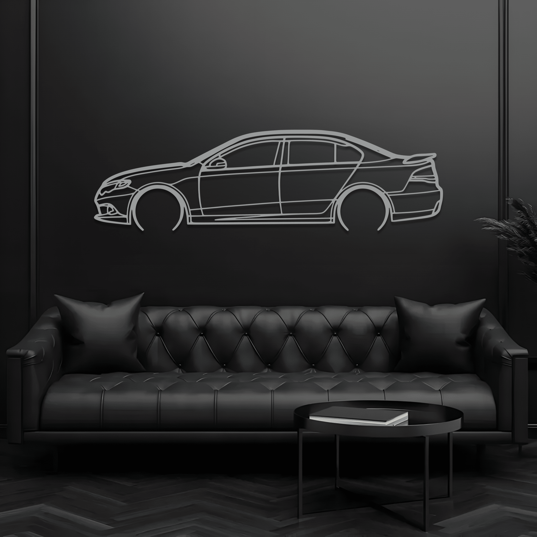Falcon XR6 Metal Wall Art – Ford Silhouette Steel Decor - CikosWallArt