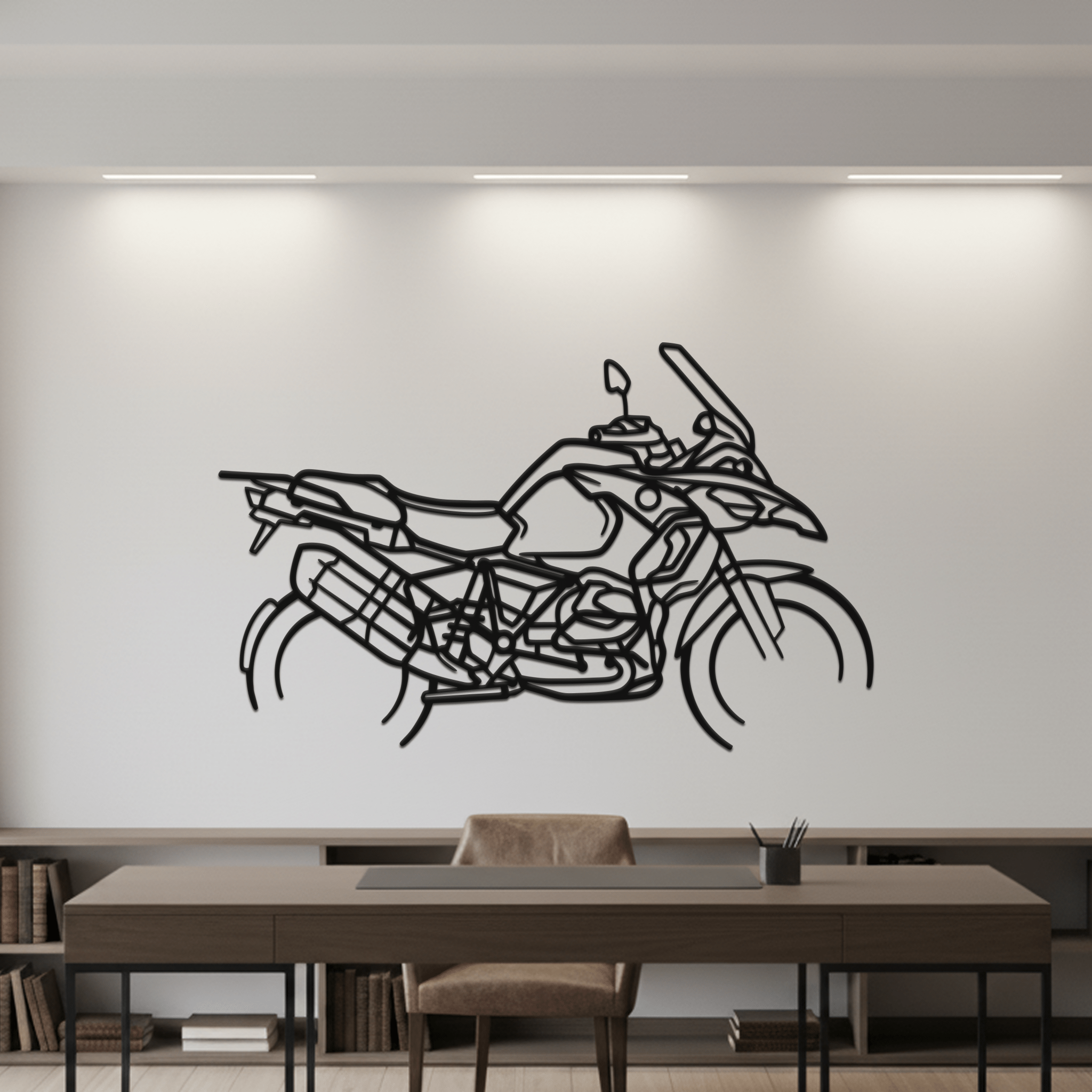 GS Enduro Silhouette Metal Wall Art - CikosWallArt