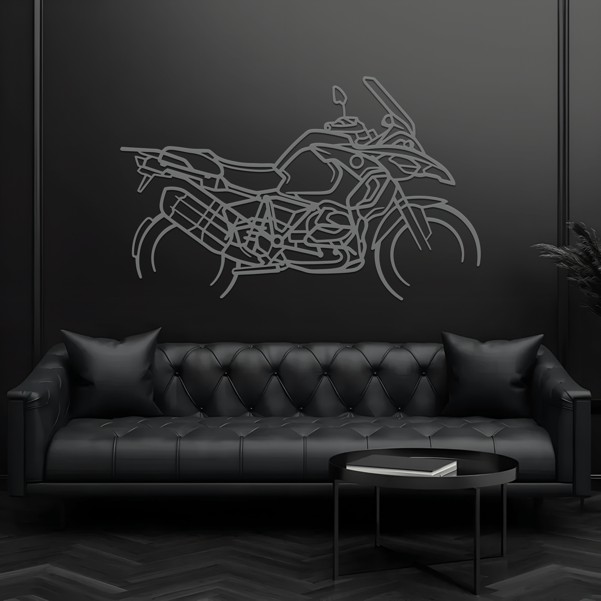 GS Enduro Silhouette Metal Wall Art - CikosWallArt
