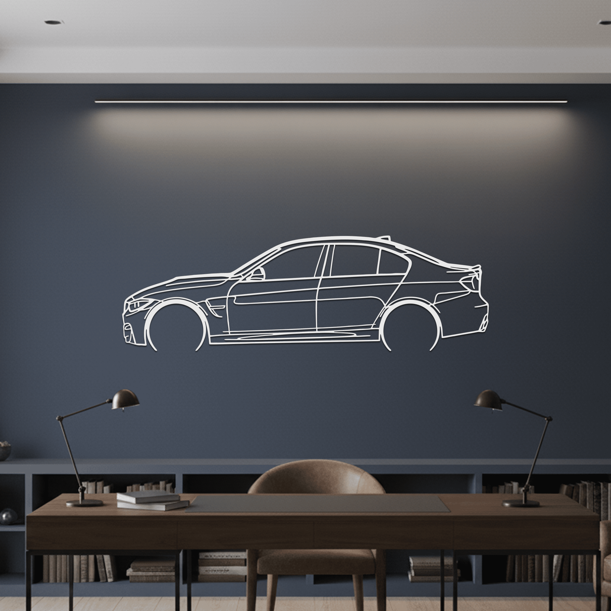 M3 F80 Silhouette Metal Wall Art - CikosWallArt