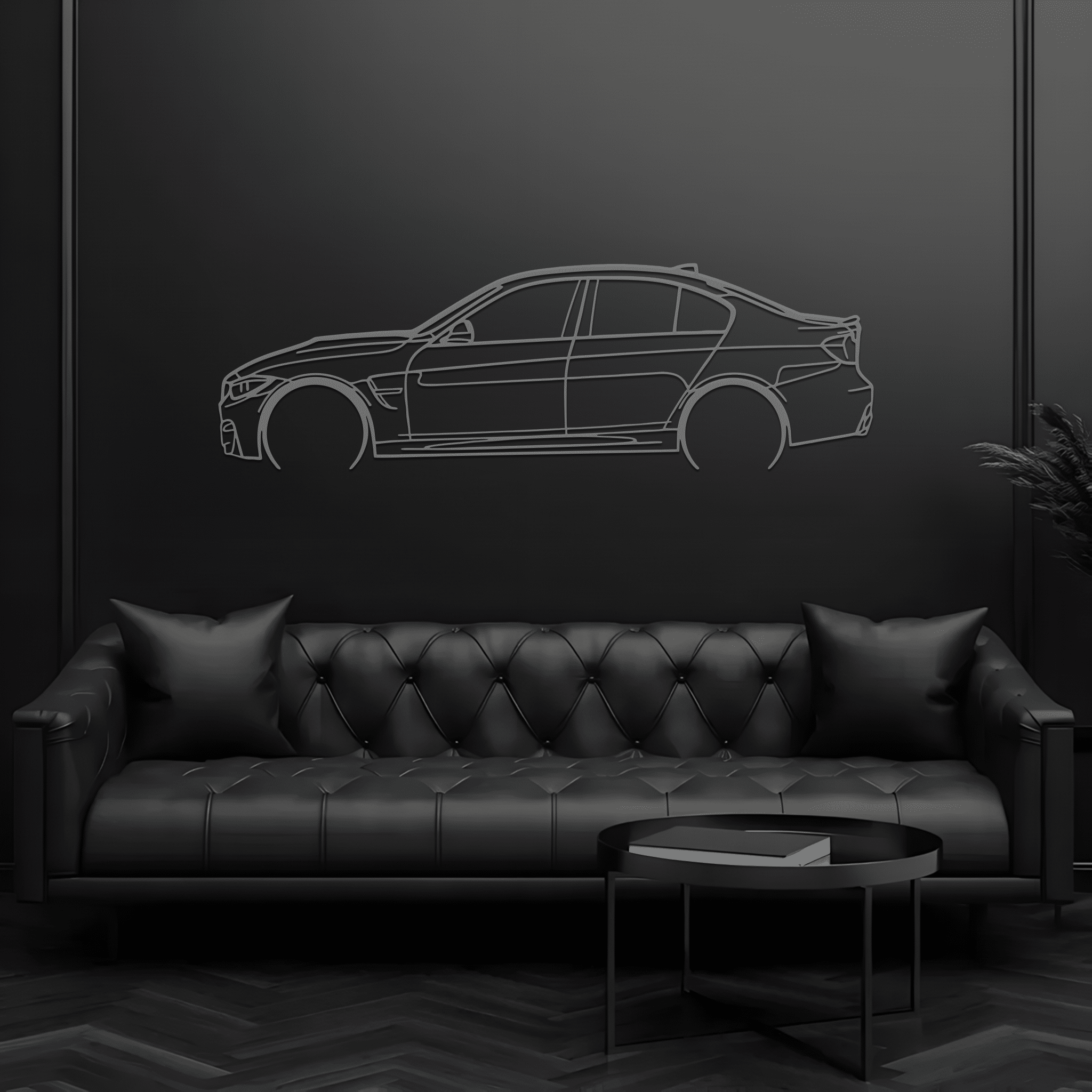 M3 F80 Silhouette Metal Wall Art - CikosWallArt