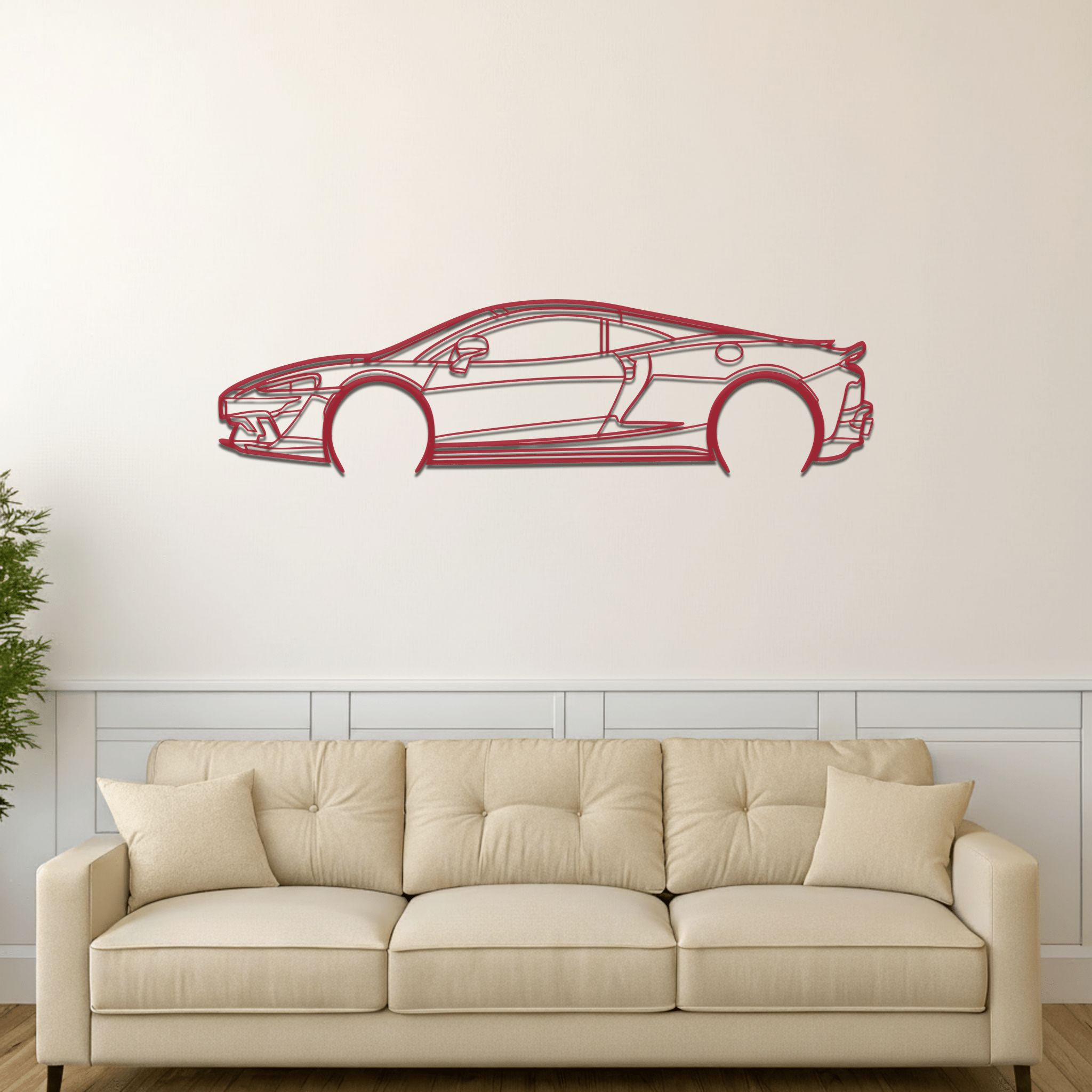 Mclaren GT Metal Wall Art – Silhouette Decor - CikosWallArt
