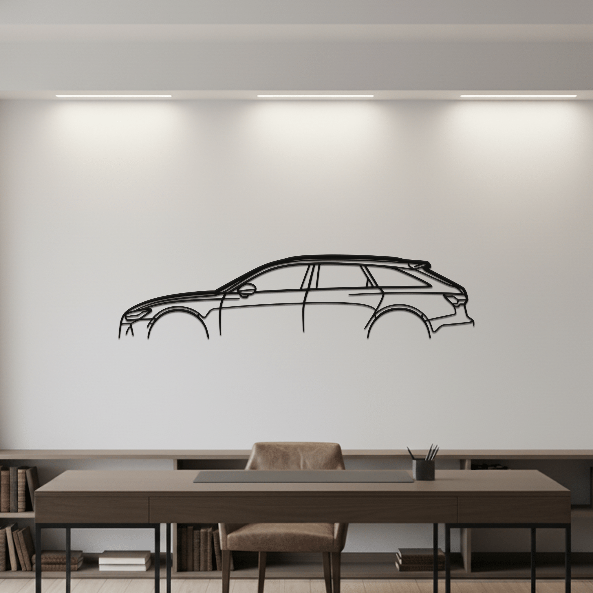 RS6 Silhouette Metal Wall Art - CikosWallArt