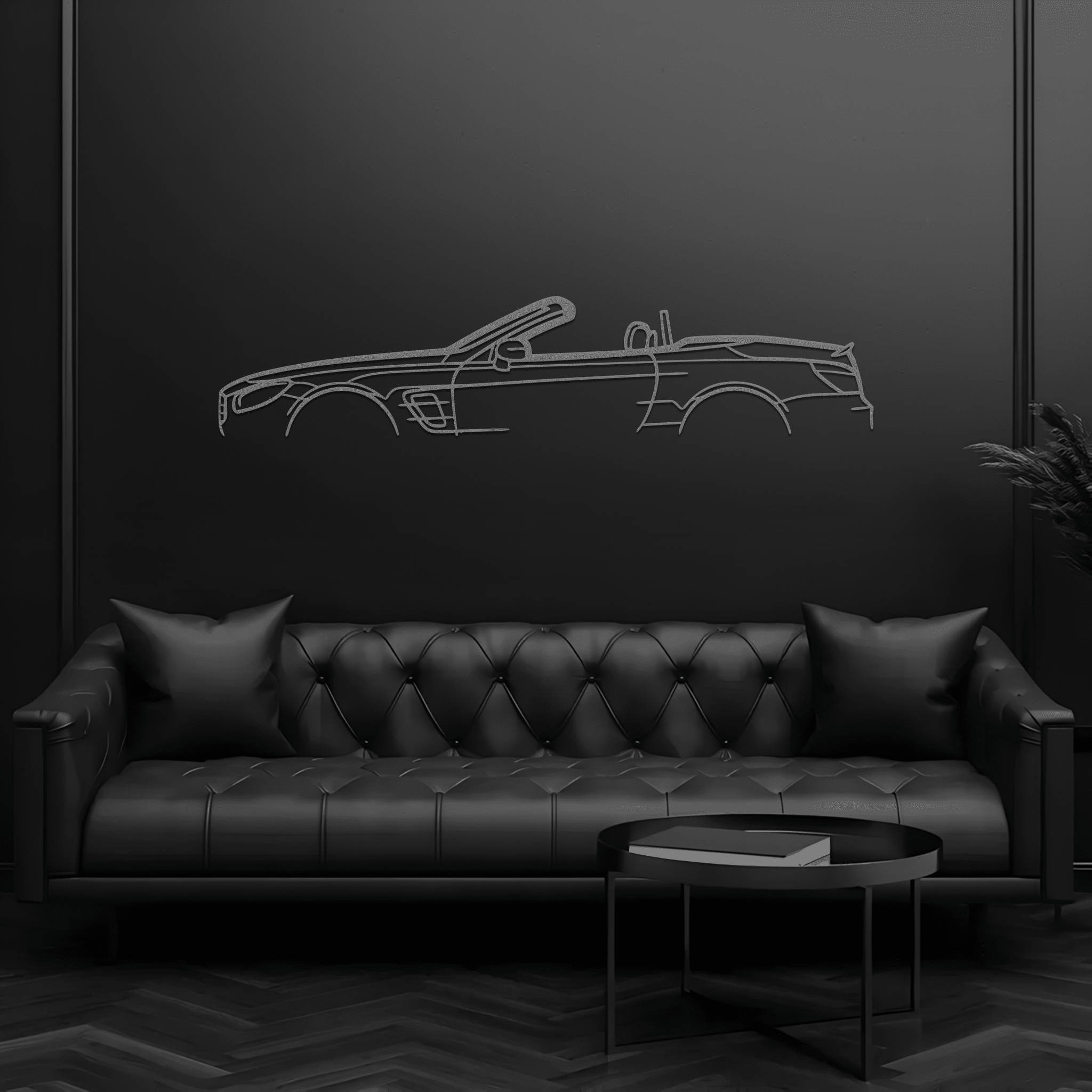 SL450 2020 Classic Silhouette Metal Wall Art - CikosWallArt