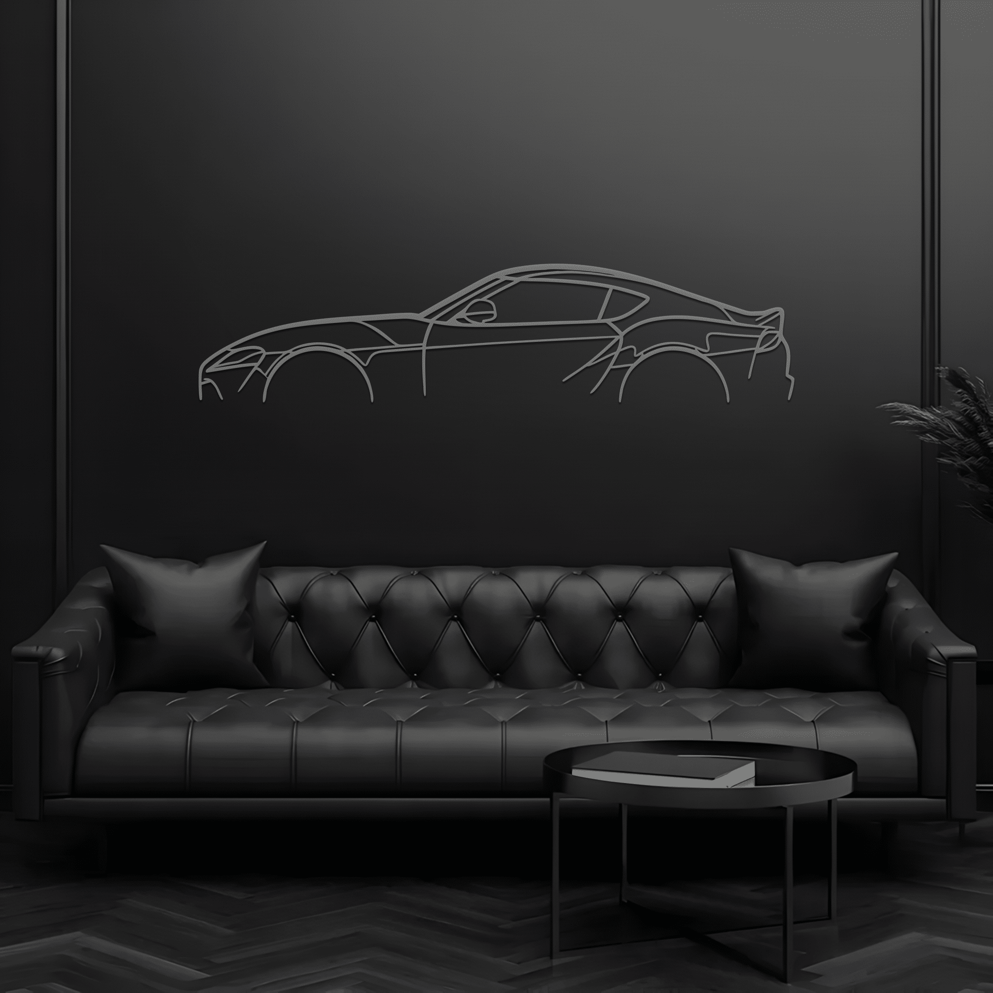 Supra MK5 Classic Silhouette Metal Wall Art - CikosWallArt