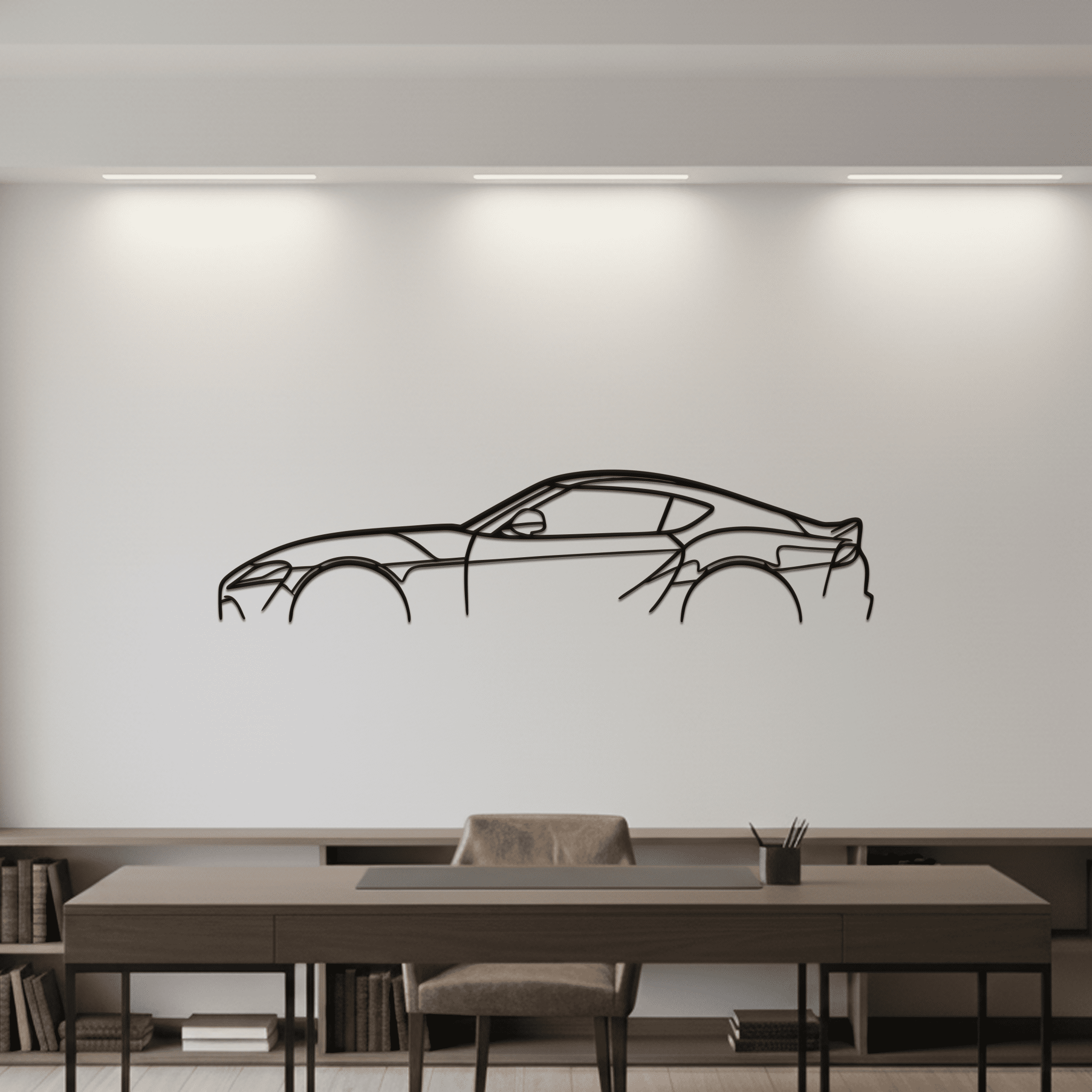 Supra MK5 Classic Silhouette Metal Wall Art - CikosWallArt