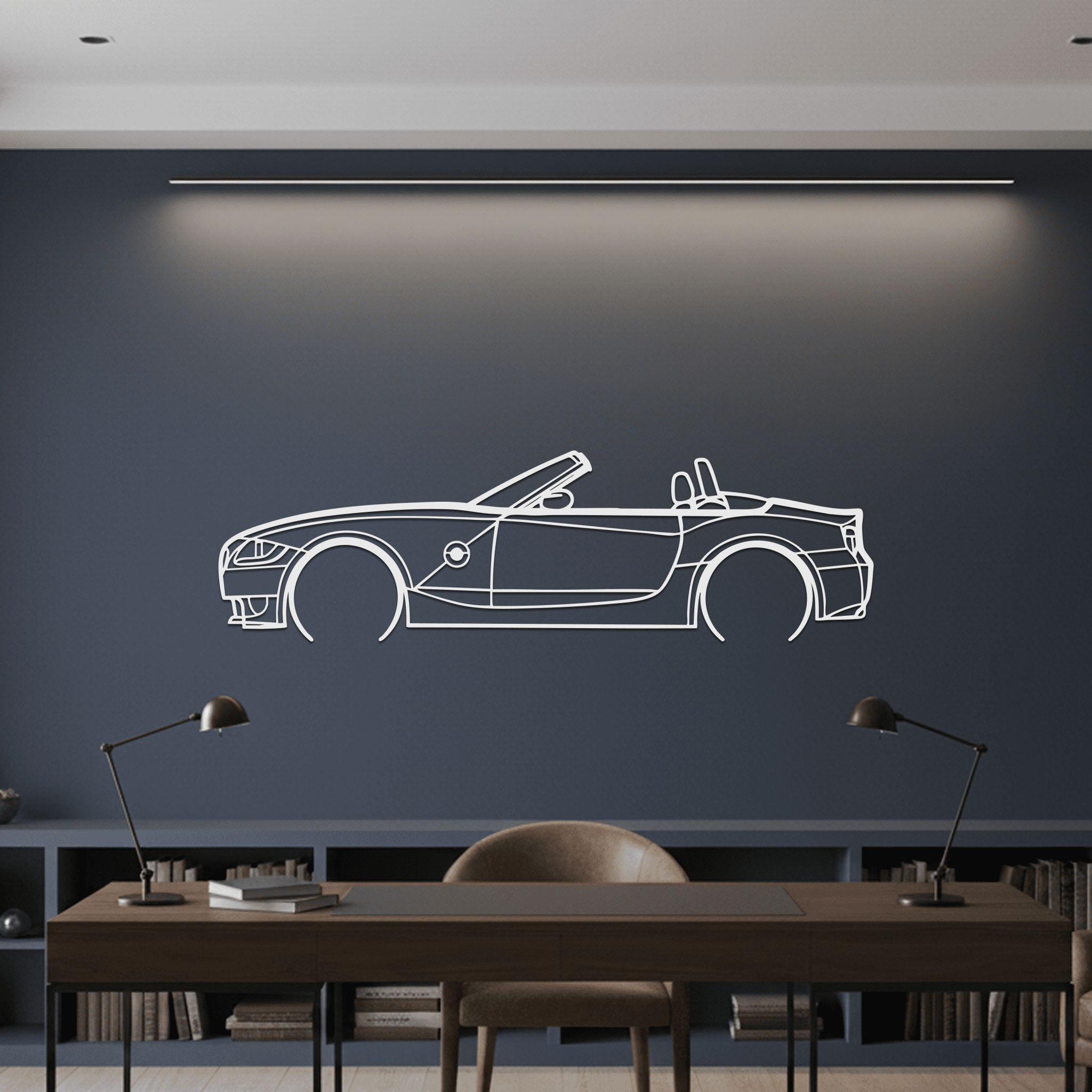 Z4 E85 Silhouette Metal Wall Art - CikosWallArt