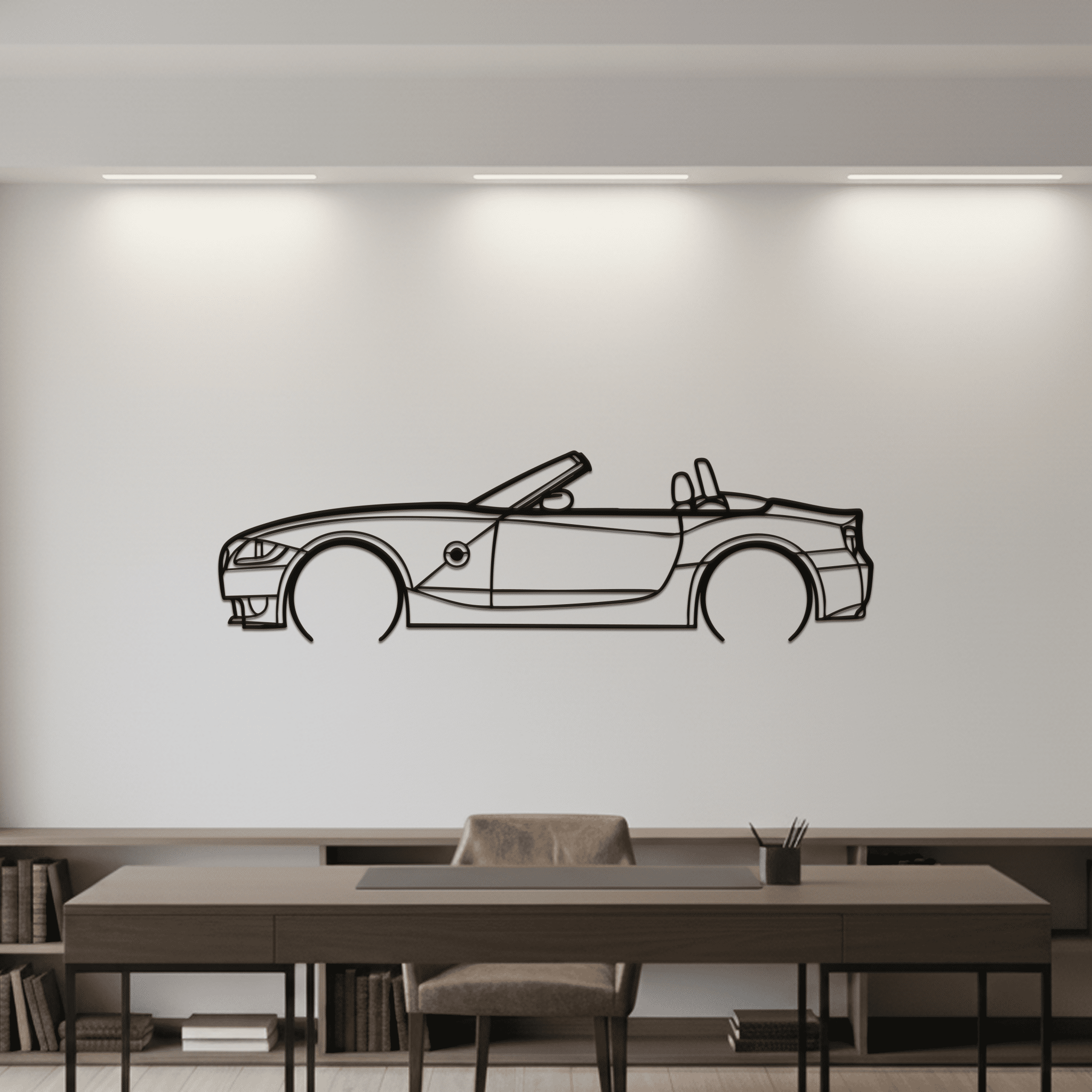 Z4 E85 Silhouette Metal Wall Art - CikosWallArt