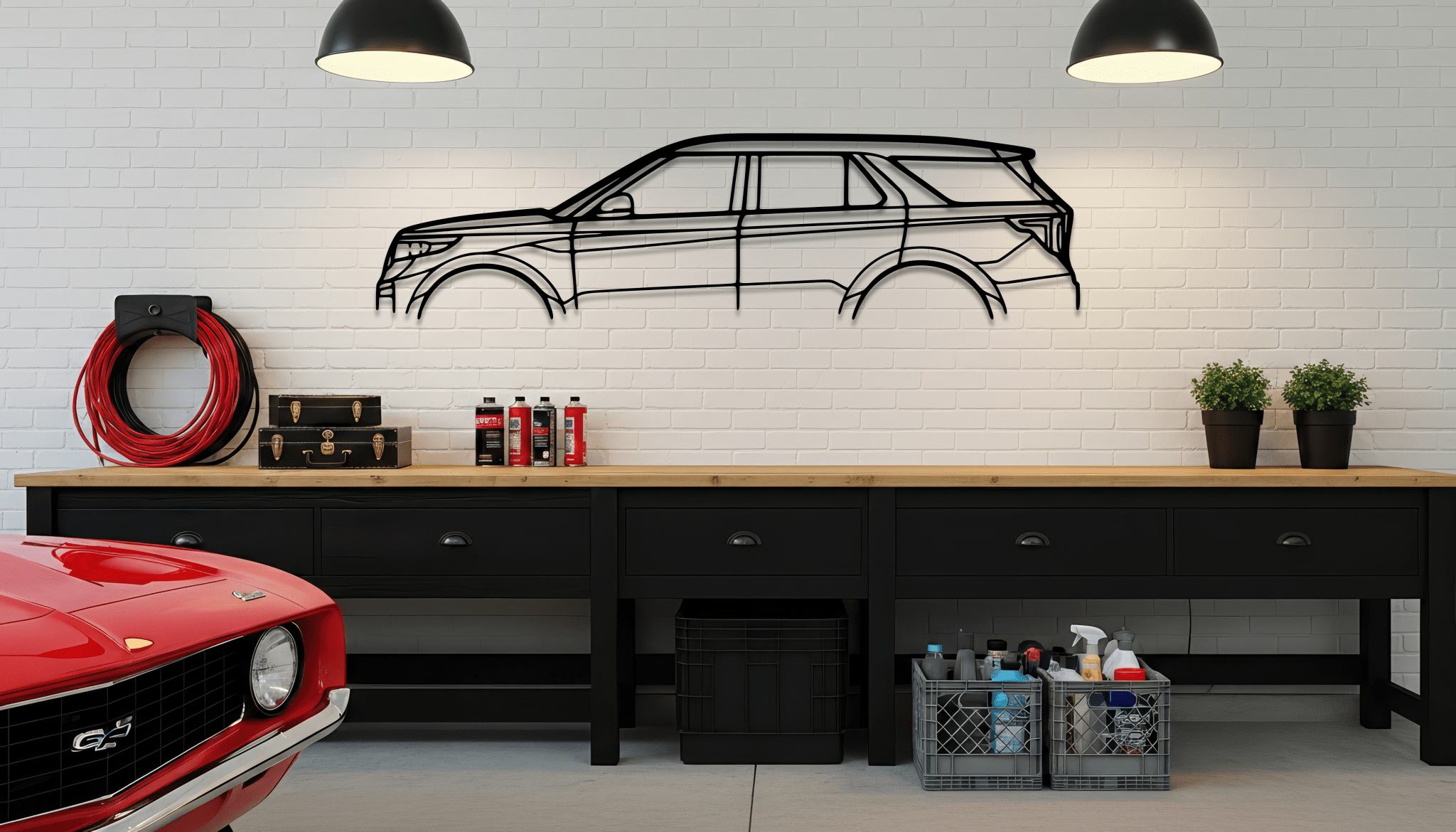 2022 Explorer Metal Wall Art – Ford Silhouette Steel Decor - CikosWallArt
