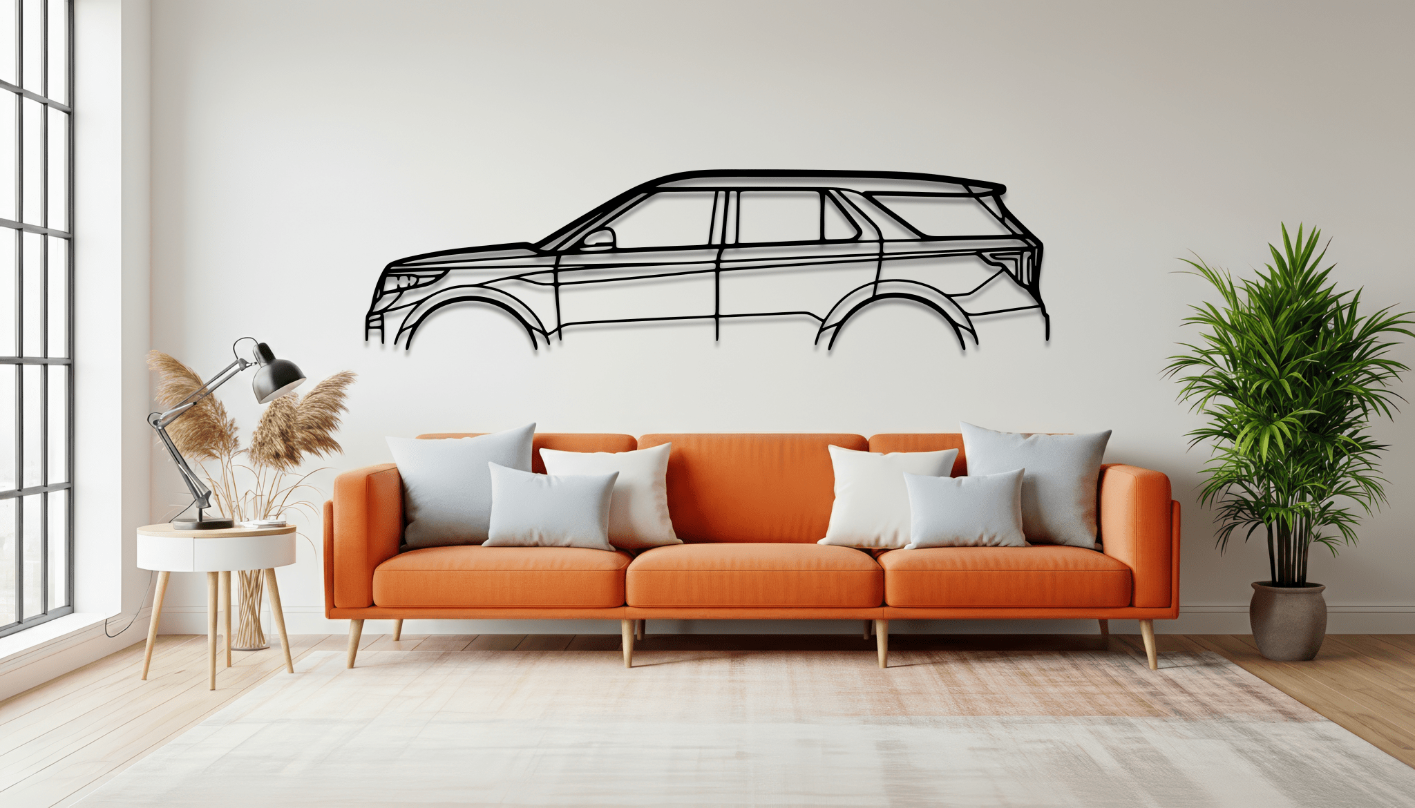 2022 Explorer Metal Wall Art – Ford Silhouette Steel Decor - CikosWallArt