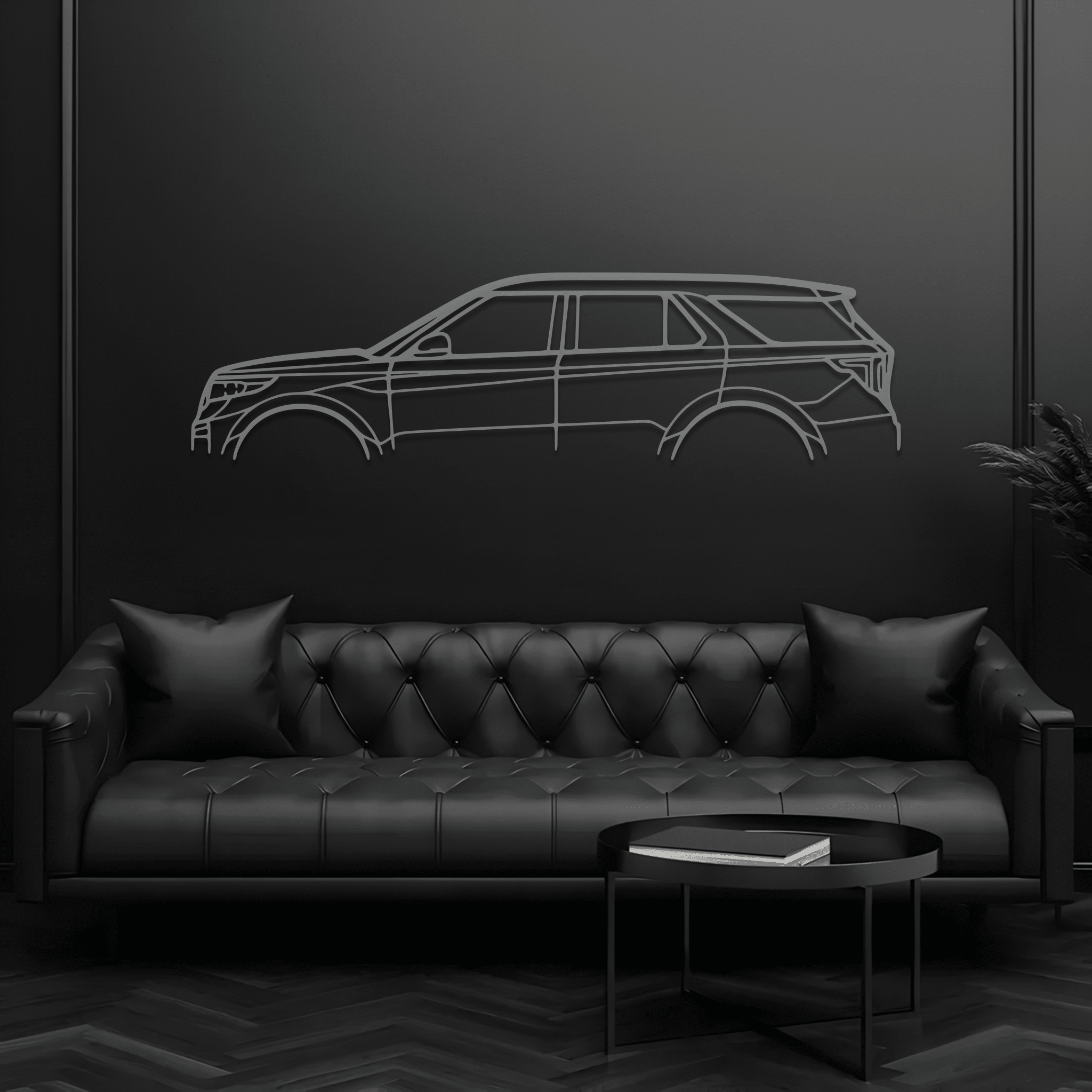 2022 Explorer Metal Wall Art – Ford Silhouette Steel Decor - CikosWallArt