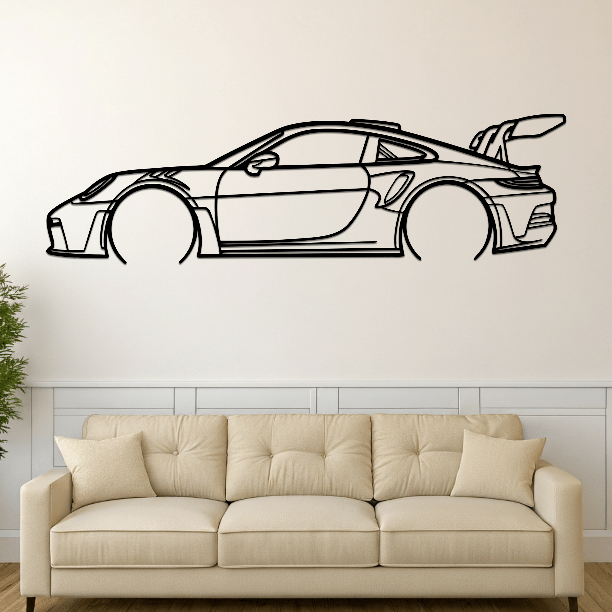 2023 911 (992) GT3 RS Metal Wall Art - CikosWallArt