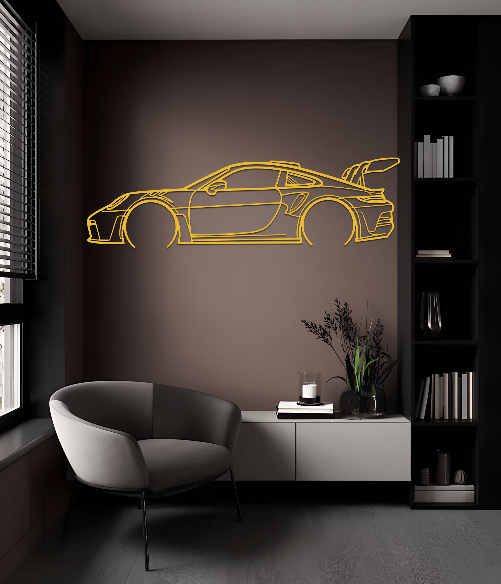 2023 911 (992) GT3 RS Metal Wall Art - CikosWallArt