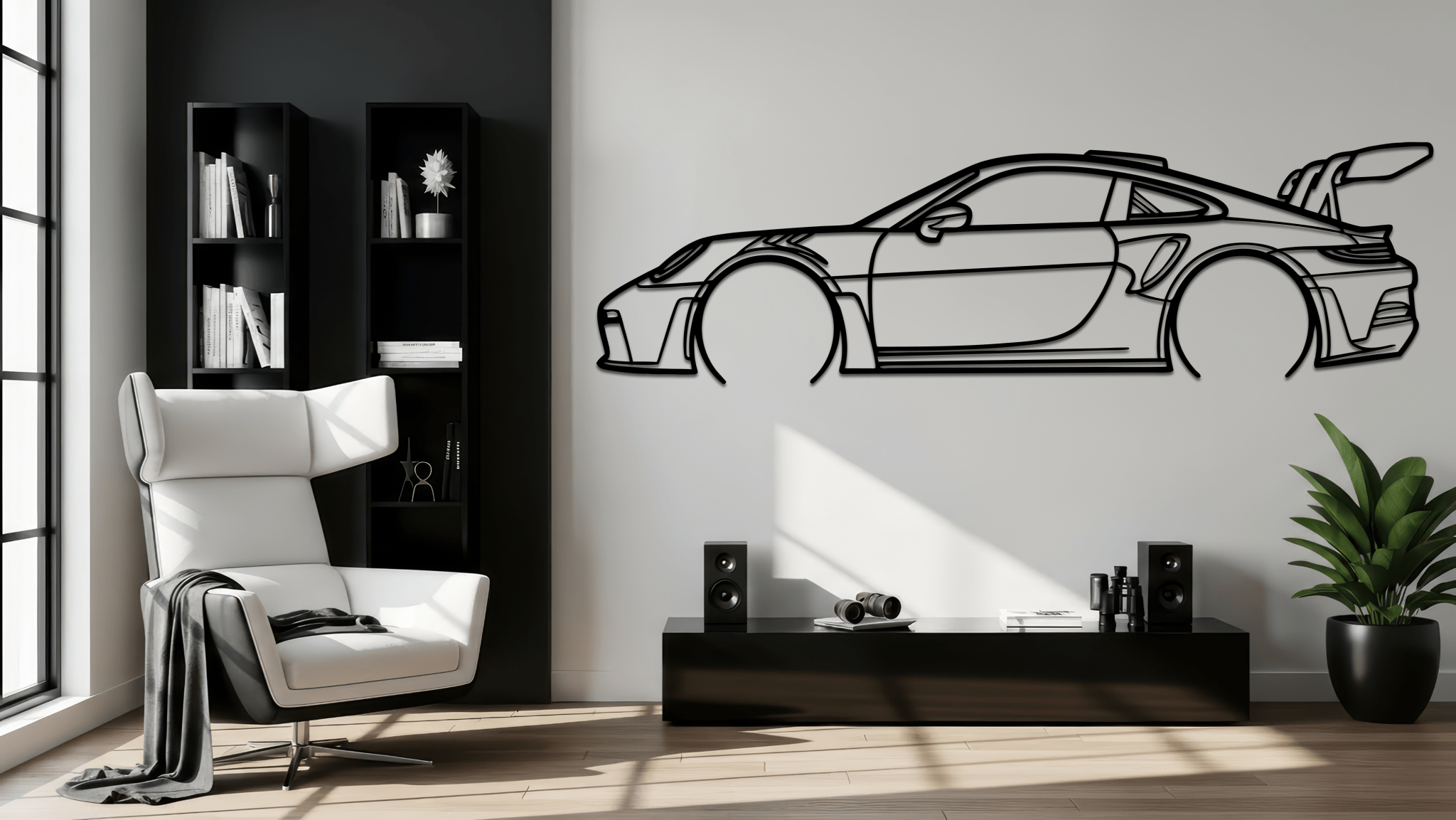 2023 911 (992) GT3 RS Metal Wall Art - CikosWallArt