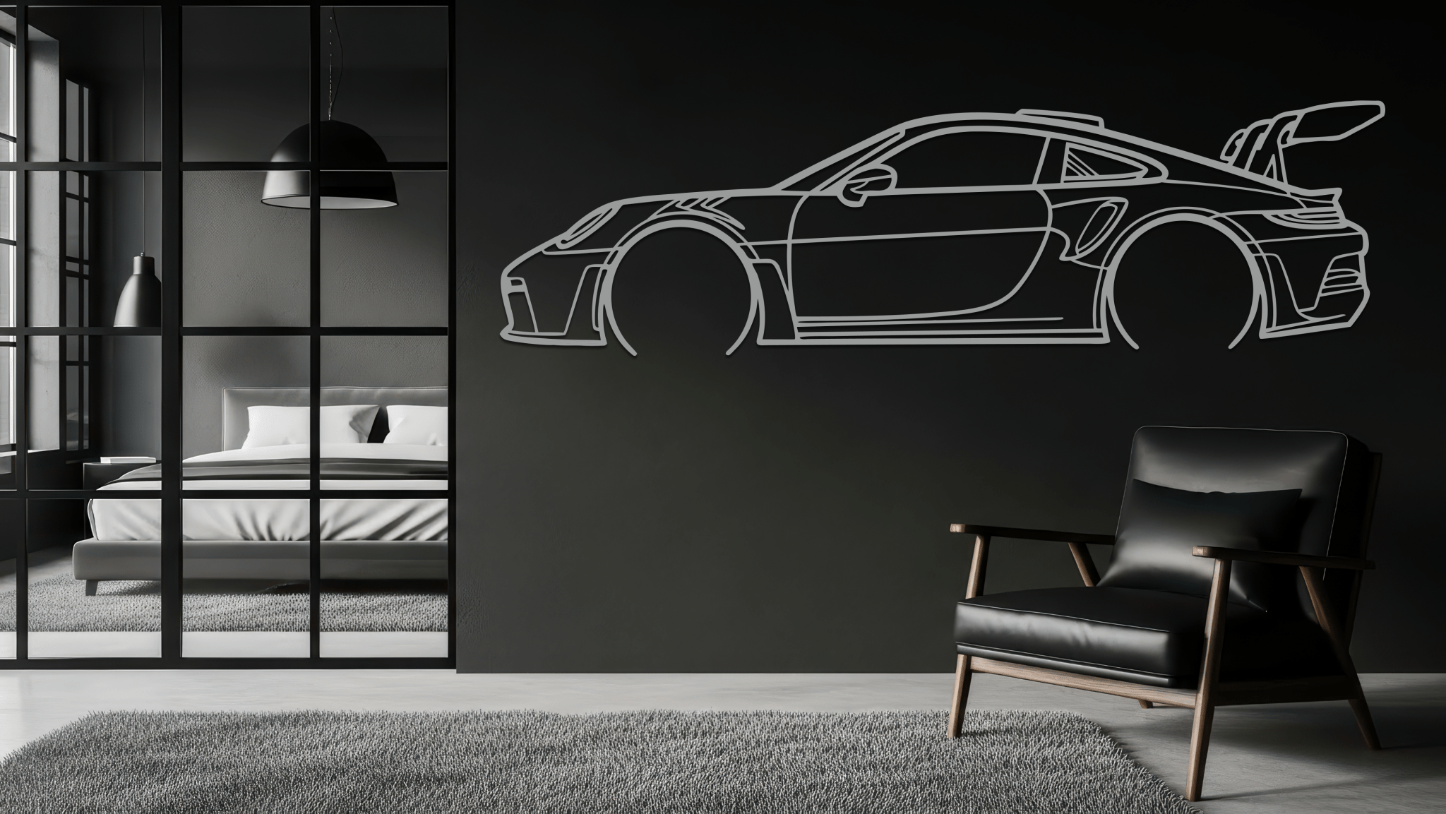 2023 911 (992) GT3 RS Metal Wall Art - CikosWallArt