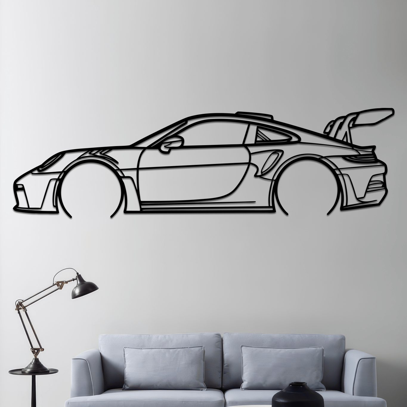 2023 911 (992) GT3 RS Metal Wall Art - CikosWallArt