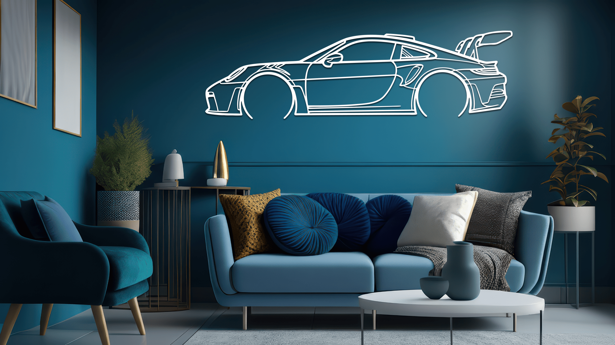 2023 911 (992) GT3 RS Metal Wall Art - CikosWallArt