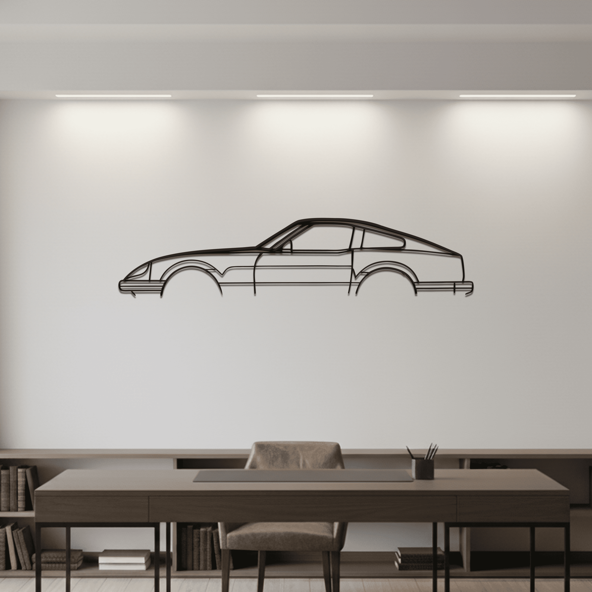 Datsun 280ZX Metal Wall Art | Classic JDM Silhouette Decor