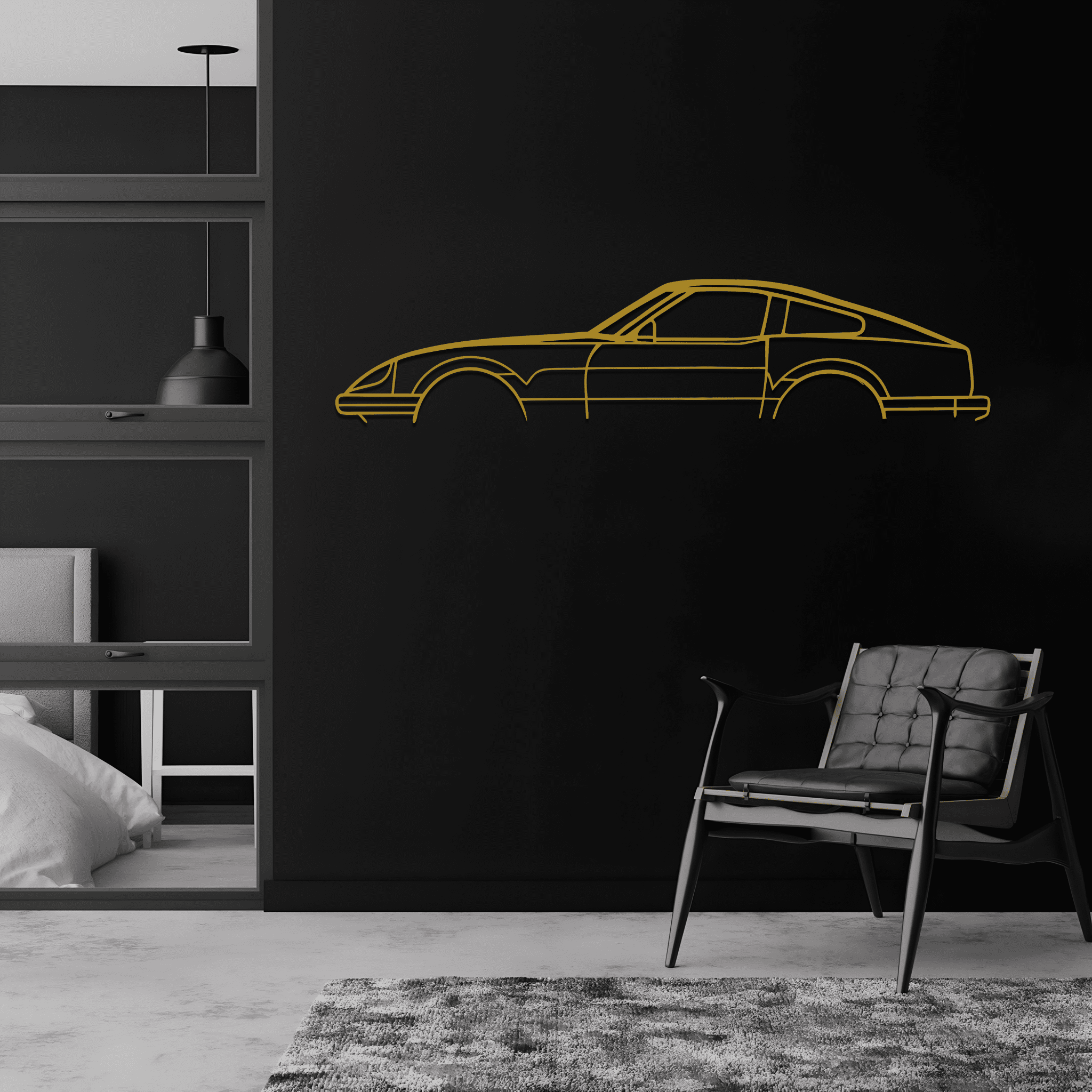 280 ZX Silhouette Metal Wall Art - CikosWallArt