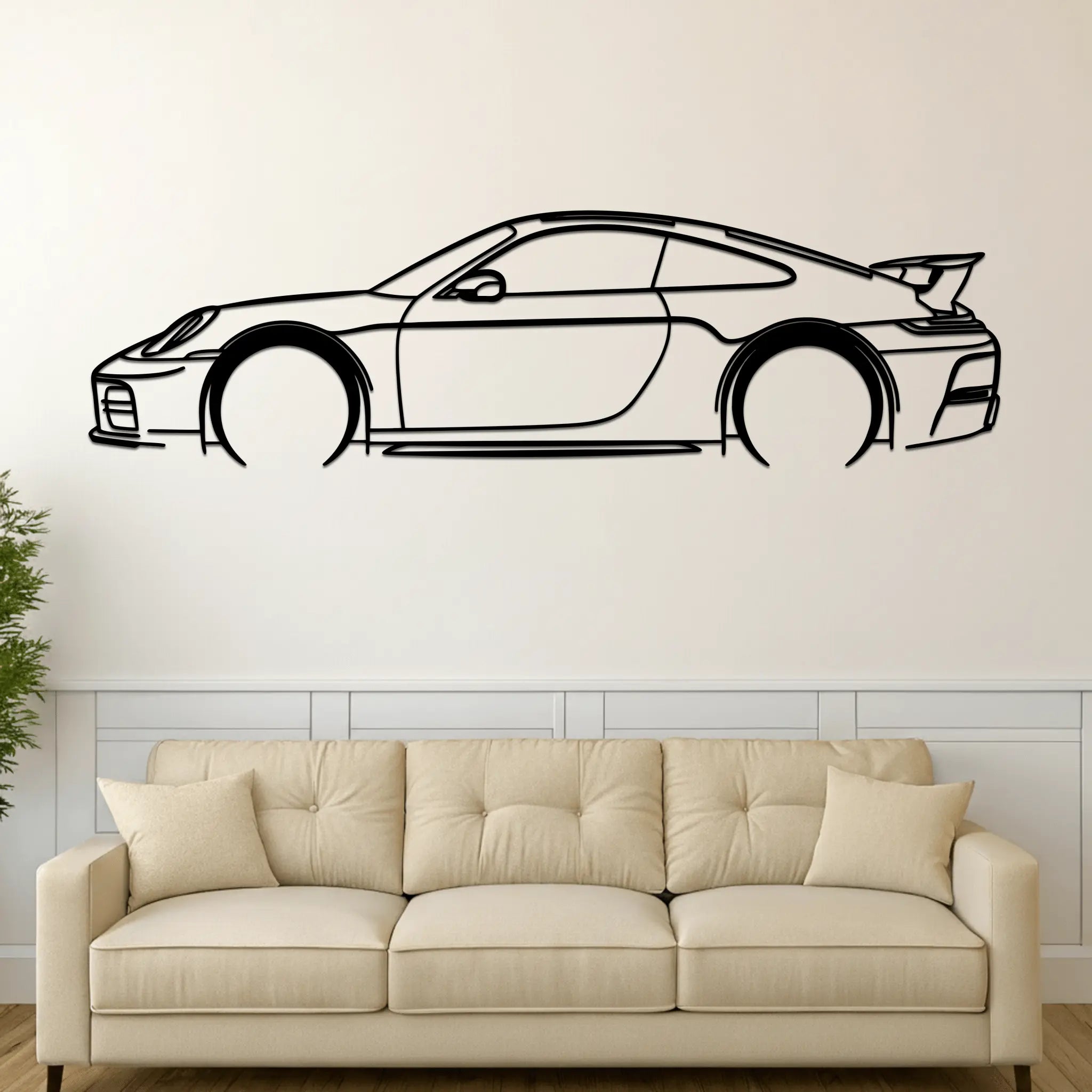 911 (992) Carrera GTS Coupe Metal Wall Art - CikosWallArt102