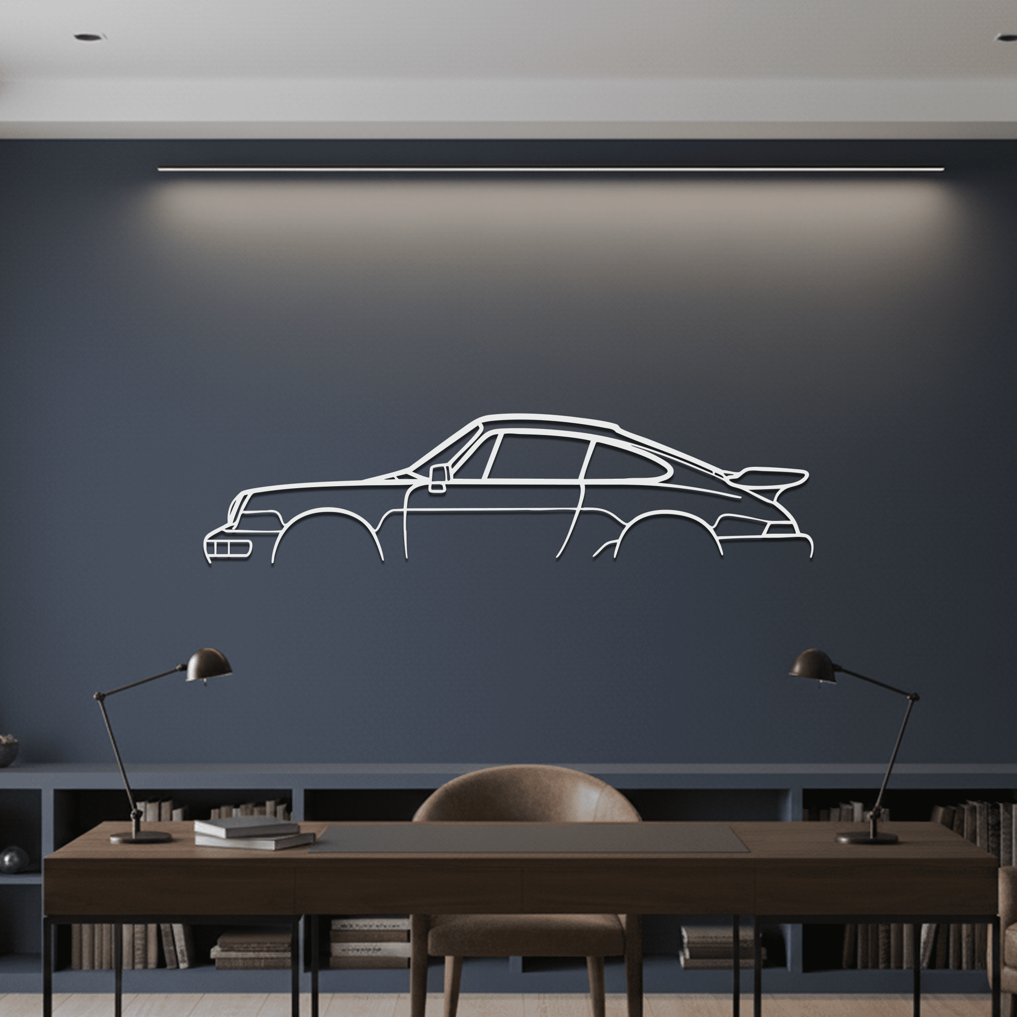 964 Silhouette Metal Wall Art - CikosWallArt