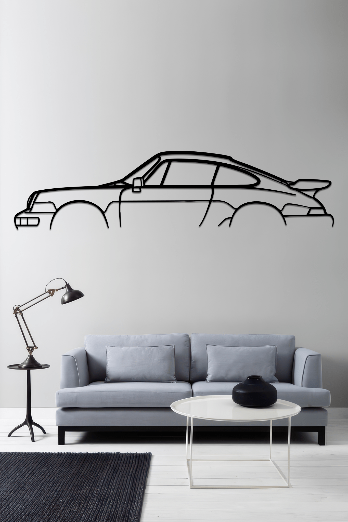 964 Silhouette Metal Wall Art - CikosWallArt
