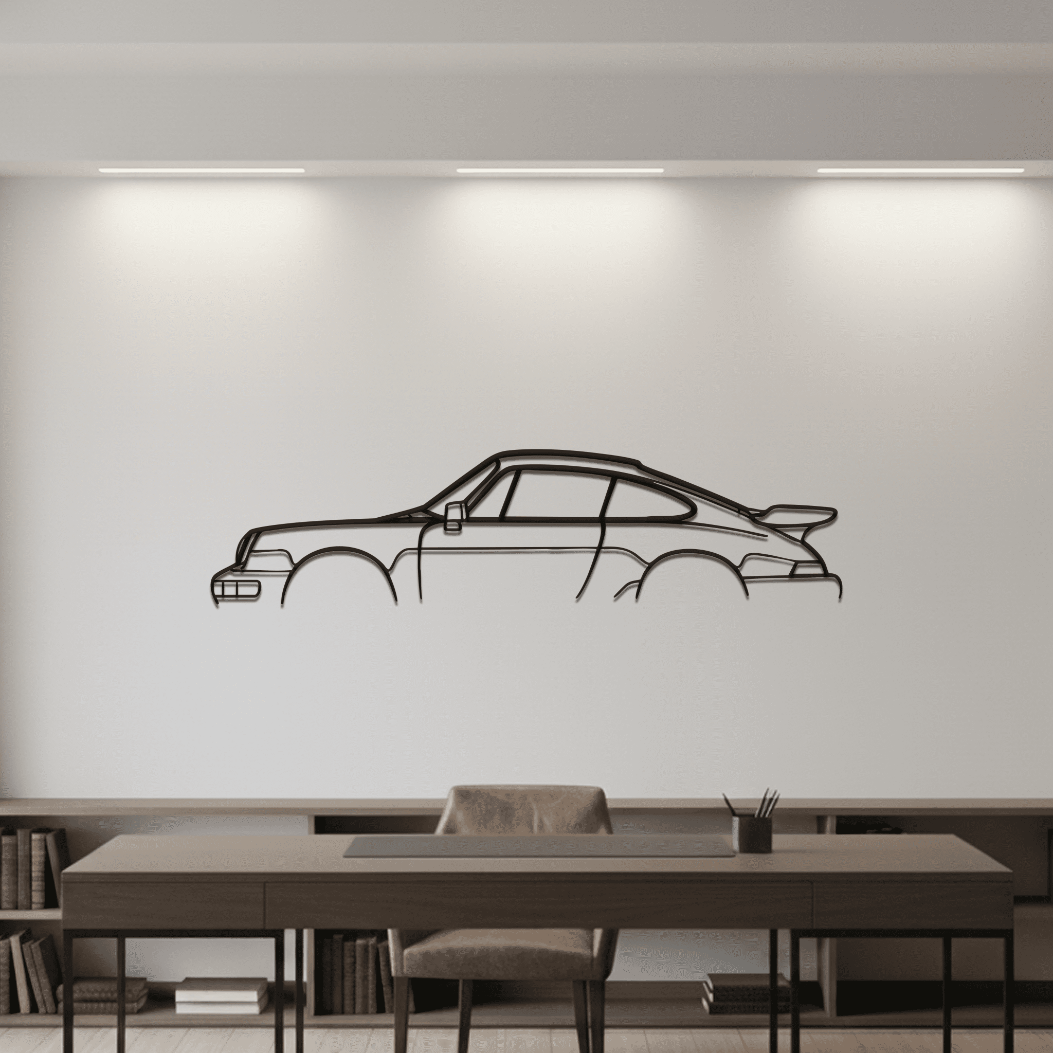 964 Silhouette Metal Wall Art - CikosWallArt