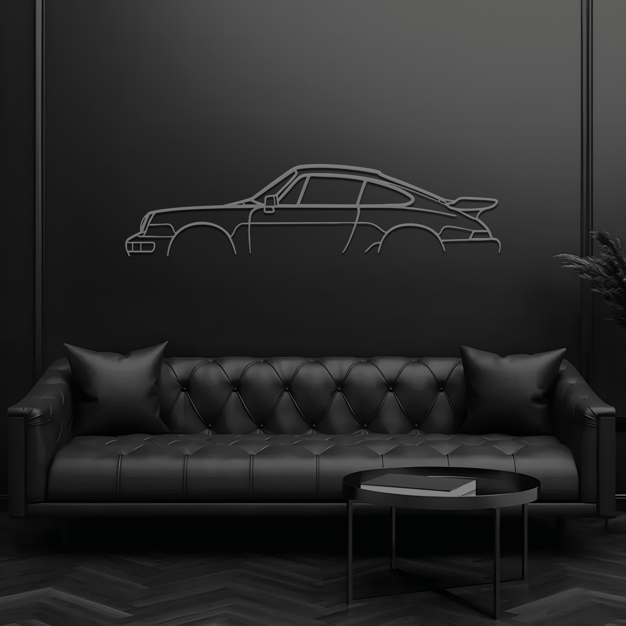 964 Silhouette Metal Wall Art - CikosWallArt