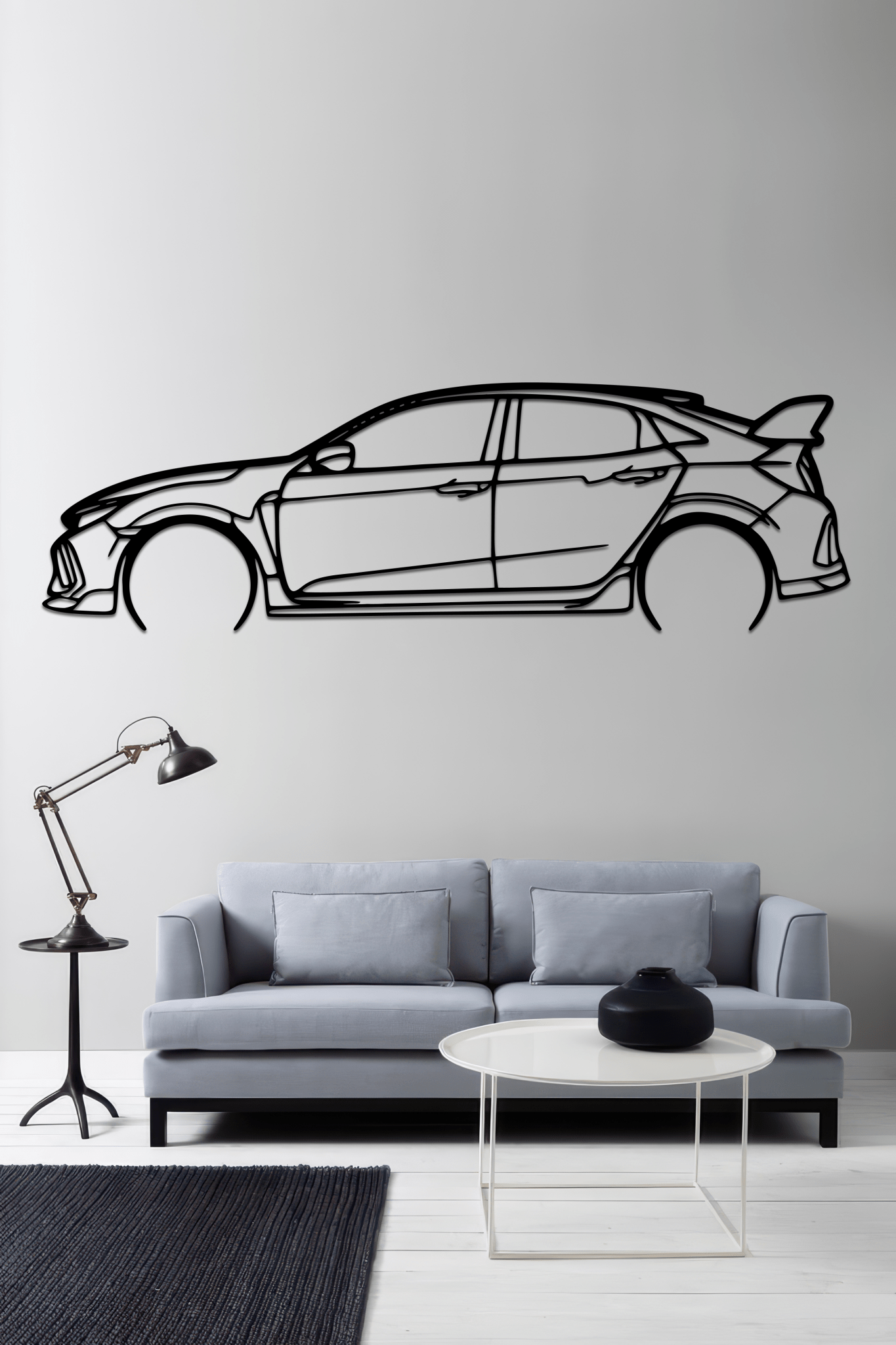 Civic Type R FK8 Metal Wall Art - CikosWallArt