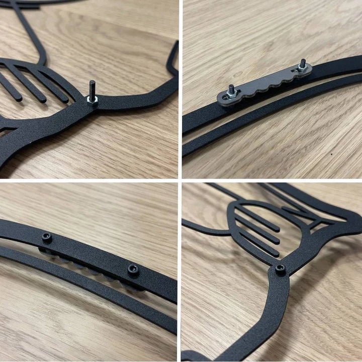 Custom Car Silhouette Metal Wall Art - CikosWallArt