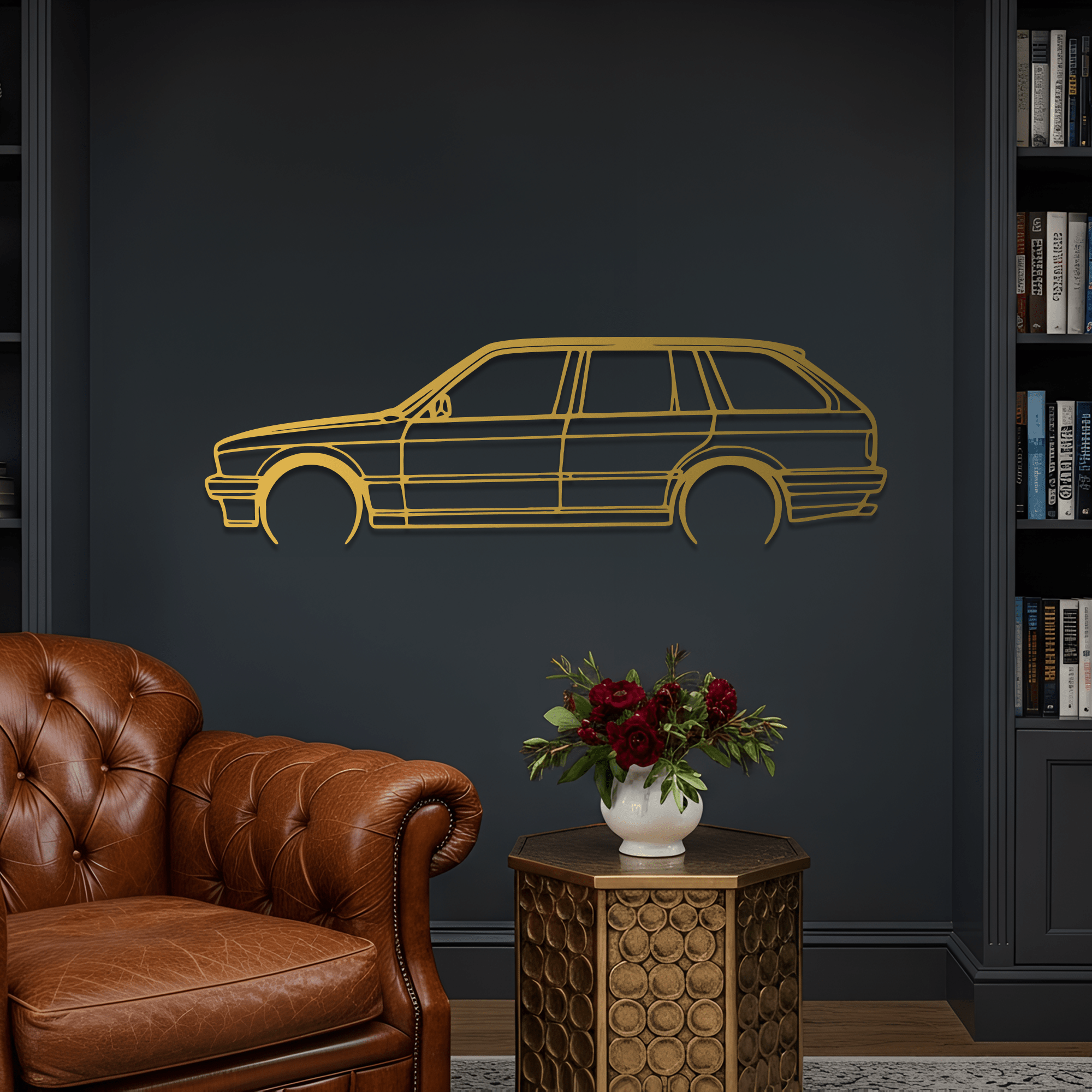 E30 Wagon Metal Wall Art – BMW Silhouette Steel Decor - CikosWallArt