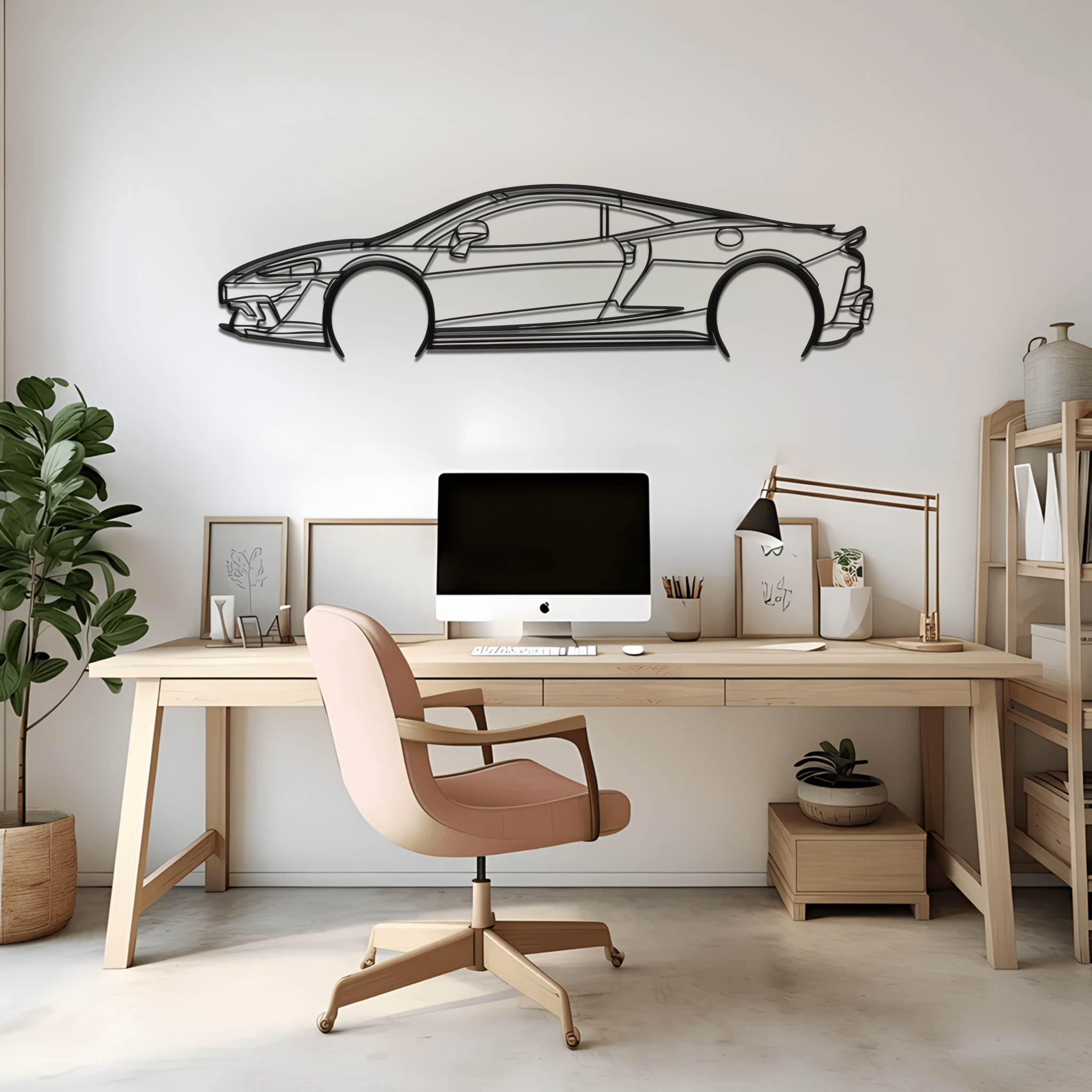 Mclaren GT Metal Wall Art – Silhouette Decor - CikosWallArt