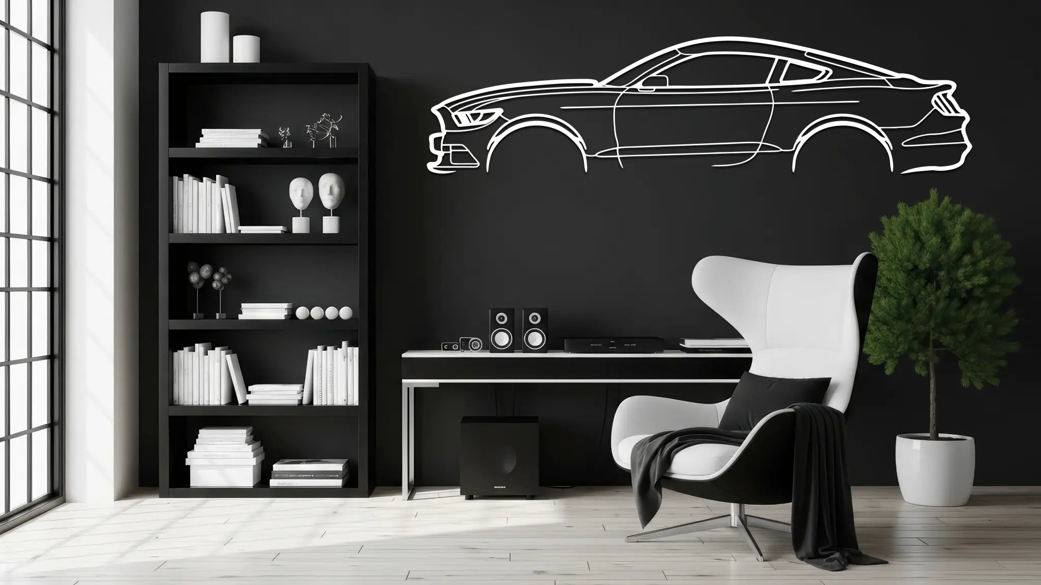 Mustang GT 2015 Metal Wall Art - CikosWallArt111