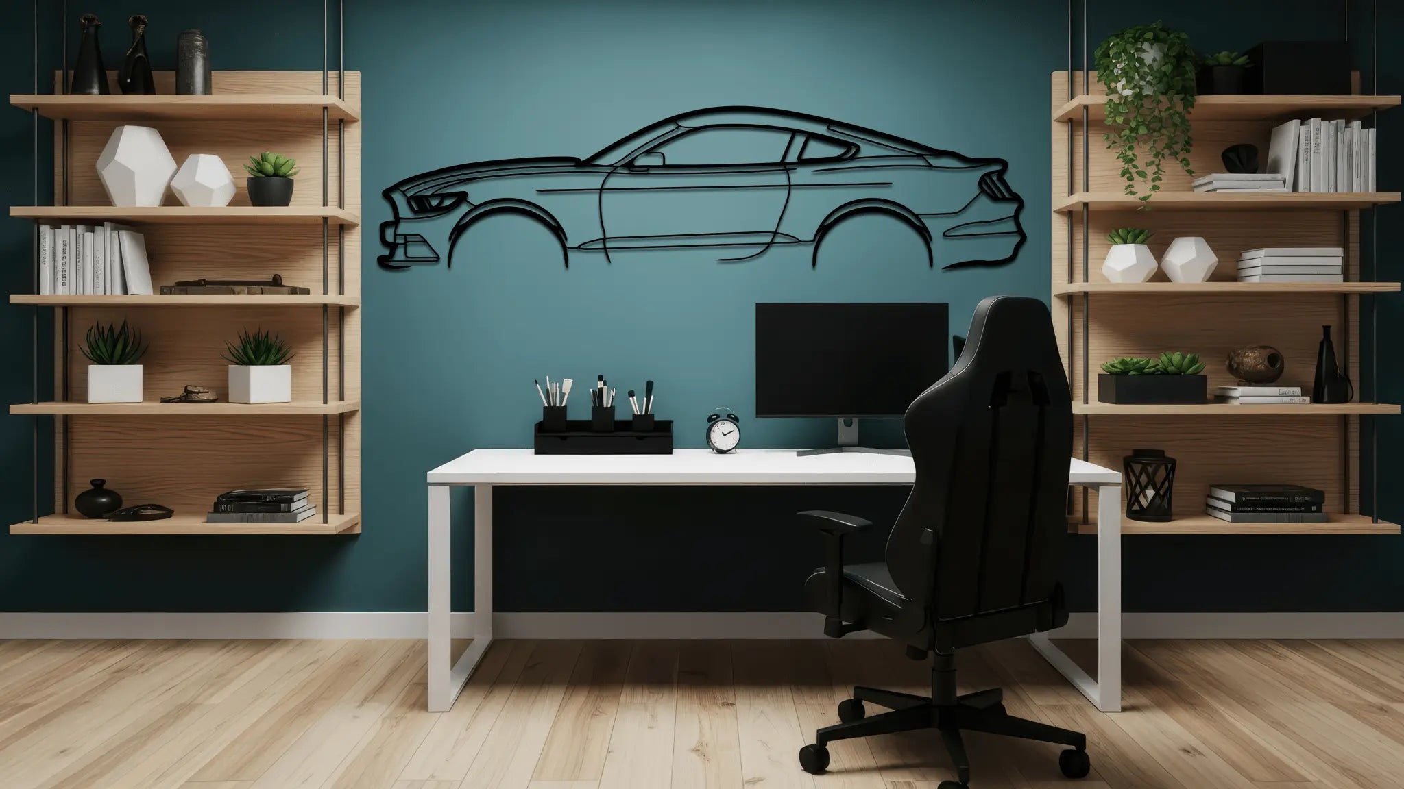 Mustang GT 2015 Metal Wall Art - CikosWallArt116