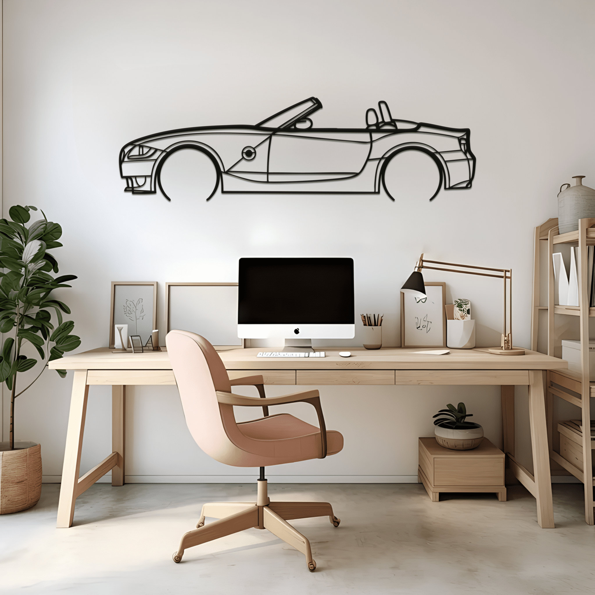 Z4 E85 Silhouette Metal Wall Art - CikosWallArt