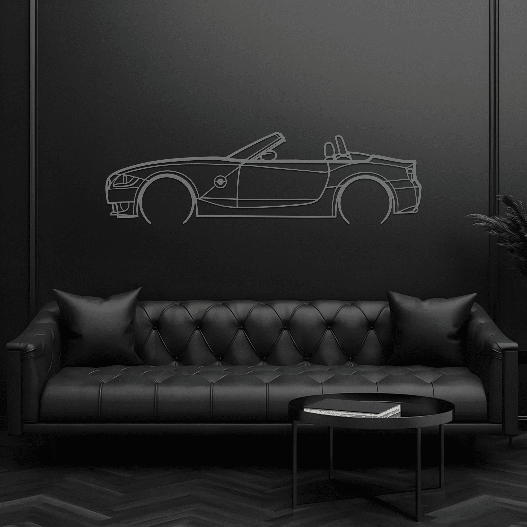 Z4 E85 Silhouette Metal Wall Art - CikosWallArt